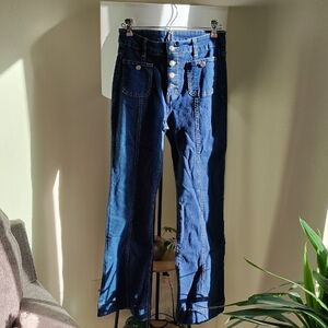 Stylish Indigo Flare Jeans for Women